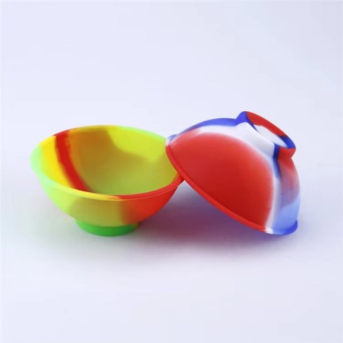 Hot Sale Custom Mini Silicone Bowl 50MM 67MM Dry Herb Tobacco Spice Storage Tank Container Cigarette Ashtray