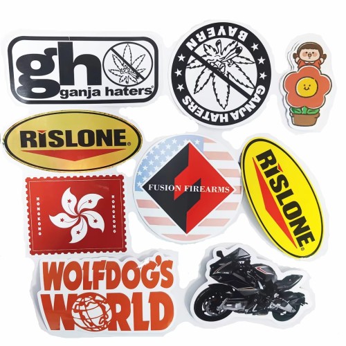 Custom UV Resist Weatherproof Self-Adhesive Label Printing Durable Custom PVC Vinyl Sticke