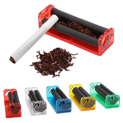 Plastic Cigarette Rolling Machine Custom Tobacco Roller Maker Manual Rolling Maker Smoking Accessories