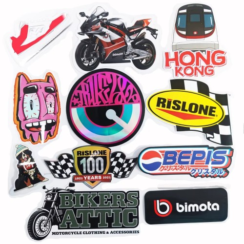Custom UV Resistant Scratch Proof Stickers Printing Waterproof Brand Logo Decal Stickers