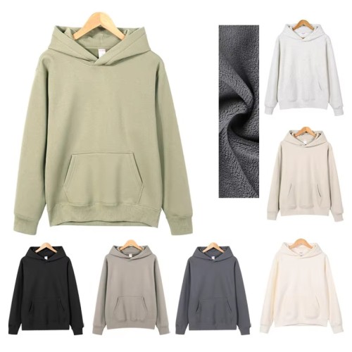 High Quality Oversized Drop Shoulder Hoodie Stringless Heavy Weight 430gsm Cotton Stringless Men's Hoodie