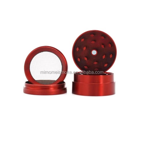 Custom Logo 50mm Zinc Metal 4-Layer Herb Grinder Luxury Eco-Friendly Tobacco Spice Grinder Wholesale for OEM