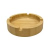 Circular Wooden Ashtrays with Silicone Spots for Tobacco Shops
