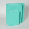 OEM Customized Style Gold Poke Card Folder Nice A6 PU Leather Notebook