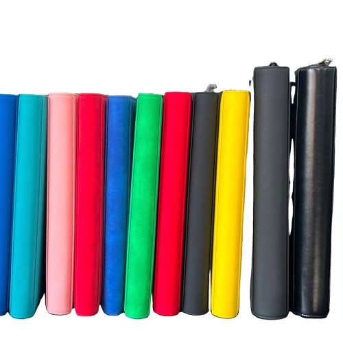 OEM Customized Style Gold Poke Card Folder Nice A6 PU Leather Notebook