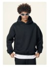 New Design Custom Heavyweight 500 Gsm Drop Shoulder Hoodie Manufacturers Blank Cotton Oversized boxy fit Hoodie for men