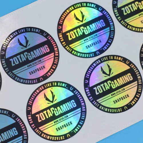 Custom Holographic Logo Stickers | Plastic Printing & Hologram Effects for Branding, Packaging & Security