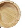 Circular Wooden Ashtrays with Silicone Spots for Tobacco Shops