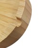 Circular Wooden Ashtrays with Silicone Spots for Tobacco Shops