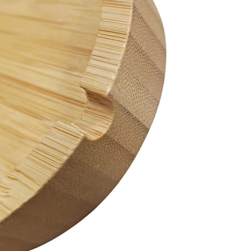 Circular Wooden Ashtrays with Silicone Spots for Tobacco Shops