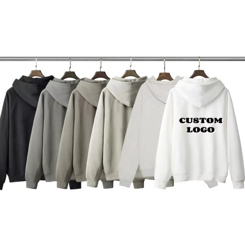 Hoodies Custom logo Oversized Puff Print Hoodies No Drawstring Design Hoodie for Men