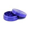 Custom logo High Quality 2 Layers 55mm 63mm 2pieces Aluminum Herb Grinder