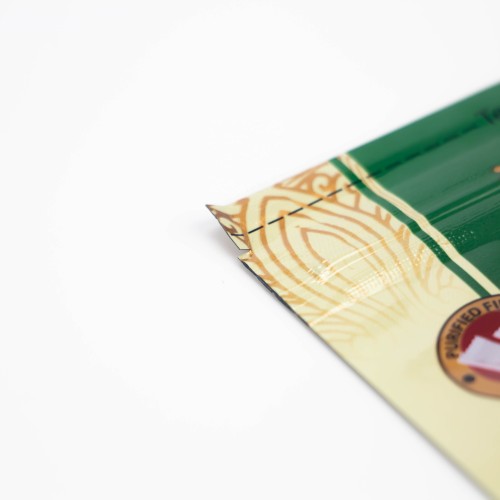 Custom Printed Small Tobacco Packaging Foil Zipper Flat Plastic Pouch for Tobacco