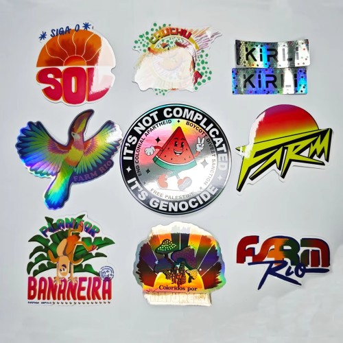 Custom UV Resistant Scratch Proof Stickers Printing Waterproof Brand Logo Decal Stickers