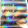High Quality Various Sizes Food Adhesive Paper Stickers 3D Feature Various Sizes Vinyl Material