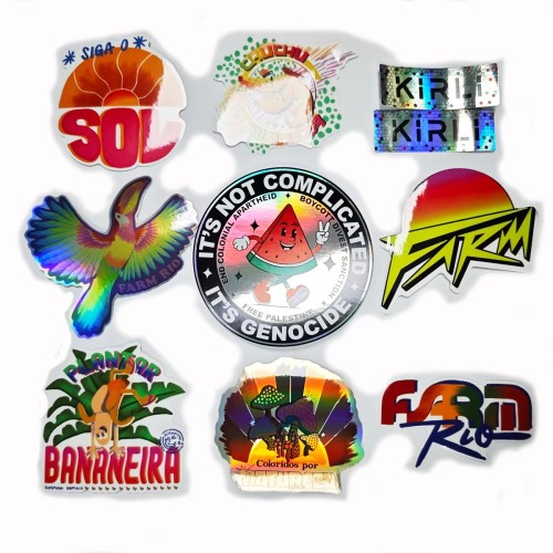 Custom UV Resistant Scratch Proof Stickers Printing Waterproof Brand Logo Decal Stickers