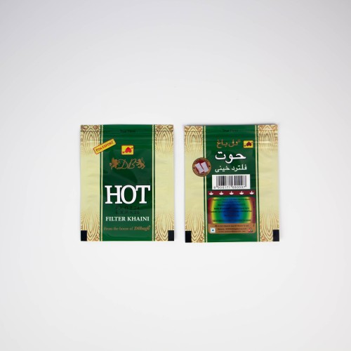 Custom Printed Small Tobacco Packaging Foil Zipper Flat Plastic Pouch for Tobacco