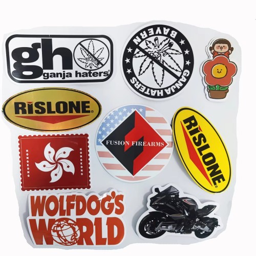 Custom UV Resistant Scratch Proof Stickers Printing Waterproof Brand Logo Decal Stickers
