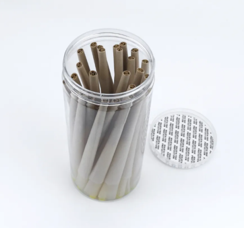 Arabic Gum Pre-Roll Cones Filter Tip Organic Rolling 50 Tobacco Hemmp Cones Per Pack Lighters Smoking Accessories