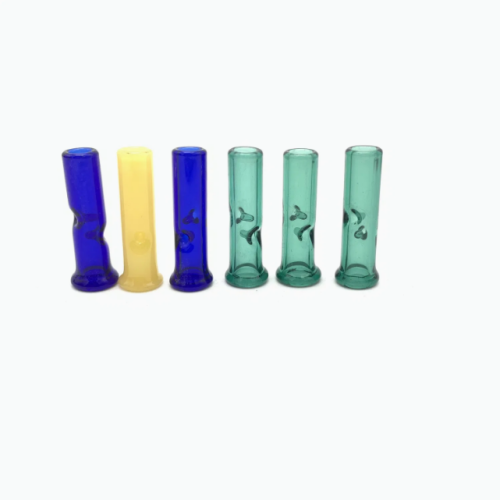 Pre Roll Cones Glass Tip Custom Shape Blunt Joint Leaf Honey Puff Cigar Glass Filter Tip