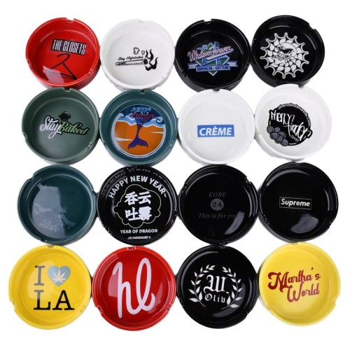 Silicone Smoking Car Ashtray Heat Resistance Round Design Car Tray High Temperature Ashtray Cigarette Ashtray