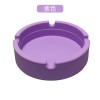 Silicone Smoking Car Ashtray Heat Resistance Round Design Car Tray High Temperature Ashtray Cigarette Ashtray