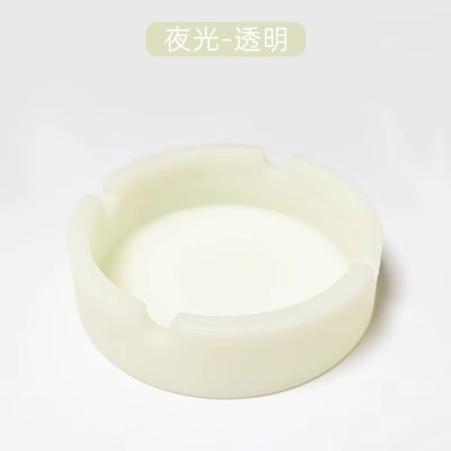 Silicone Smoking Car Ashtray Heat Resistance Round Design Car Tray High Temperature Ashtray Cigarette Ashtray