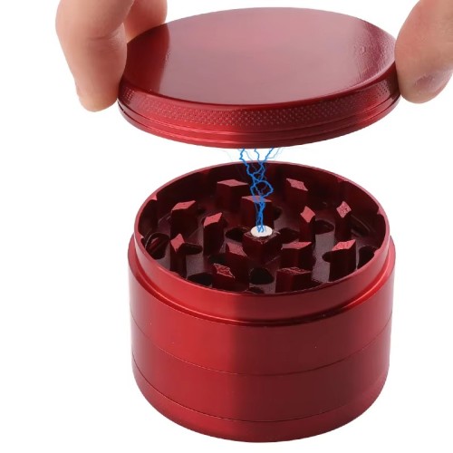 Custom logo Zinc Alloy 4 Layer Metal Grinder Tobacco Grinders for Smoking