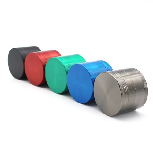 Automatic Customized Logo Mini Zinc Metal Alloy Herb Grinder Crusher Smoking Lapping Machine Tobacco Metal Grinders