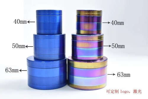 Automatic Customized Logo Mini Zinc Metal Alloy Herb Grinder Crusher Smoking Lapping Machine Tobacco Metal Grinders
