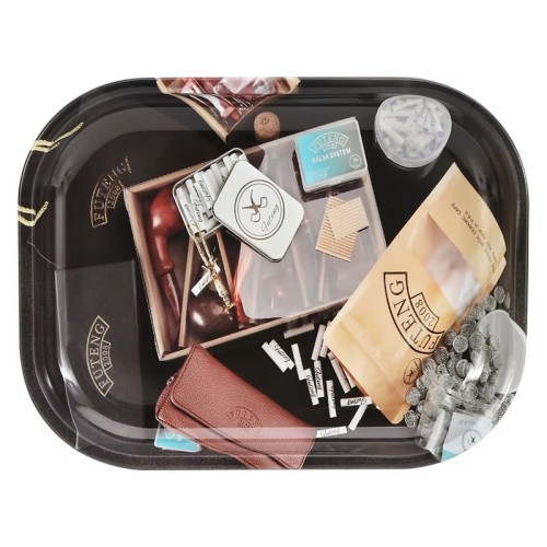 Rolling Tray Small Size Metal Tobacco Rolling Tray Smoking Accessories Serving Tray Wholesale