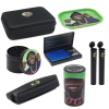 Portable Custom Logo 6 in 1 Smoking Kit Tobacco Bag Sets With Scale Rolling Tray Stash Jar Smoking Accessories Kit