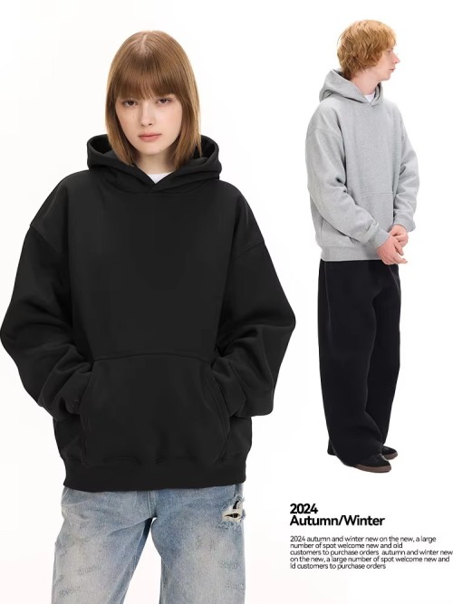 Customized logo High-quality Pure Cotton Men's Hoodie Sportswear Super Large Hoodie Unisex Hoodie