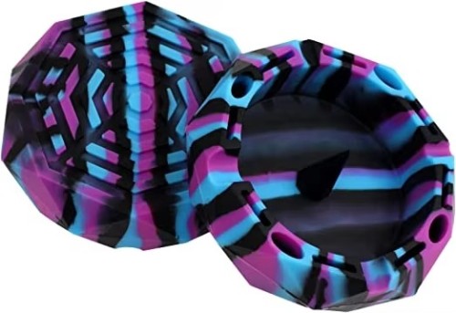 Customized Silicone Ashtray Unbreakable Cigars Cigarettes Ash Tray Portable Ashtray