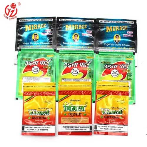 Custom Size PET Plastic Zipper Top Sealing Leak-Proof 50g Amber Leaf Tobacco Packaging Bag