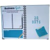Customised Branded Notebook PVC Spiral Hardcover Journal Planner/desk Appointment 3 Ring Binder Journal Print Book