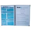 Customised Branded Notebook PVC Spiral Hardcover Journal Planner/desk Appointment 3 Ring Binder Journal Print Book
