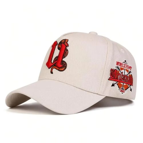 Embroidery Baseball Spring Autumn Outdoor Adjustable Casual Sunscreen 5 Panel Baseball Custom Logo High-quality Hat