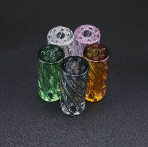 Premium 6 Holes Joint Smoking Accessories Rolling Paper Cigar Smoke Glass Filter Tips