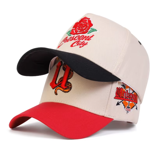 Embroidery Baseball Spring Autumn Outdoor Adjustable Casual Sunscreen 5 Panel Baseball Custom Logo High-quality Hat