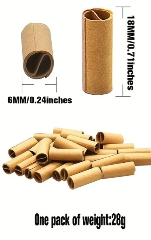 Custom Logo and Packaging 6mm 7mm 8mm Smoking Filter Tip Unrefined White Brown Natural Paper Filters Cone Tips