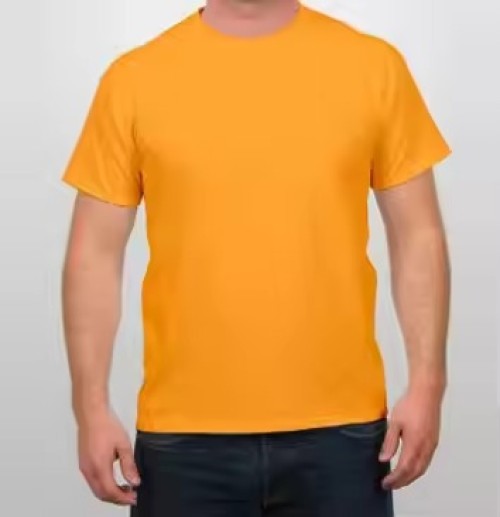 New Custom Brand Quality Short Sleeve Hot Selling Hip-Hop T Shirts Standard Men Fit Cotton-Poly Blend Tee Shirt