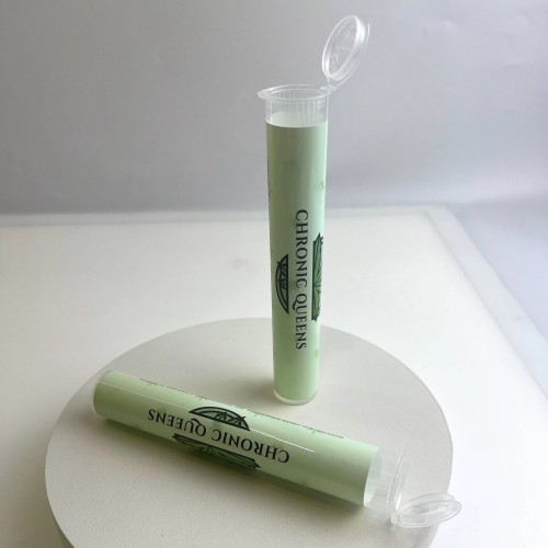 Tube Squeeze Child Proof Pill Bottles Customized Biodegradable Plastic Pre Roll Cone Tube Packaging