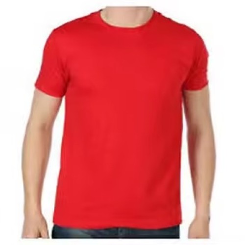 New Custom Brand Quality Short Sleeve Hot Selling Hip-Hop T Shirts Standard Men Fit Cotton-Poly Blend Tee Shirt