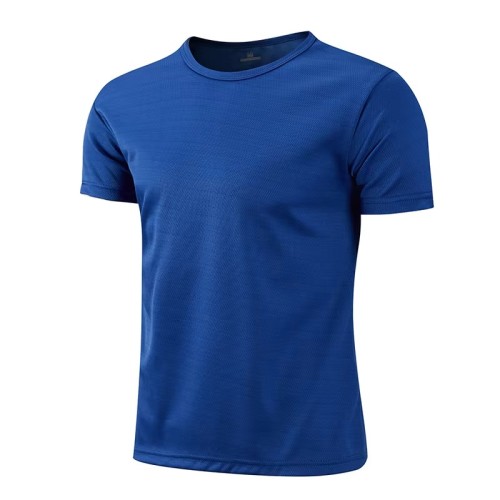 Unisex Polyester Sublimation Tshirts Streetwear Soild Short Sleeved Breathable Training