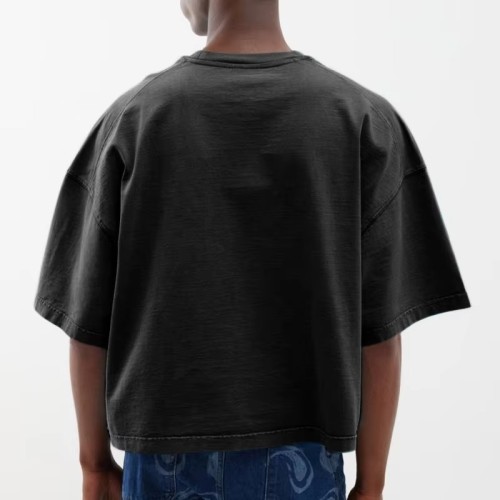 Screen Printing Graphic t Shirts Drop Shoulder Heavyweigh T-shirt Manufacturer Cotton Tee