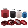 Custom Brand Multiple Color Assorted 3pcs Non-stick Aluminum Alloy Zinc Alloy Grinder