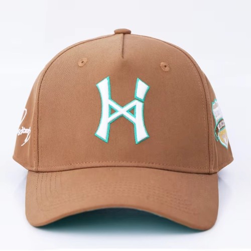Custom Color 3D Embroidery Deep-helmeted Curve Brim Sports Cap 5 Panel a Frame Baseball Hats