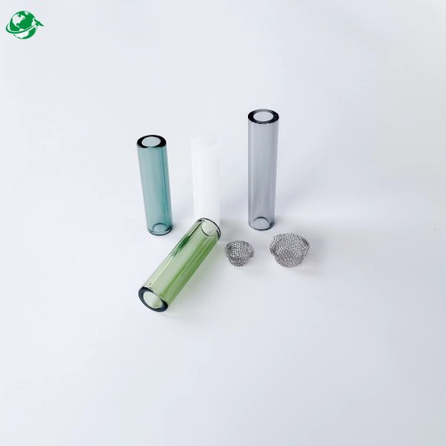 12 *30 mm 10 *30 mm 8 * 30 mm Round Shape Glass Tips Glass Mouth Tips Inner Screw