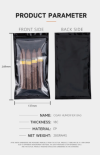 Custom LOGO Cigar Packaging Bags Tobacco Cigar Pouch with Heat Sealing Zipper for Travel Humidor Packaging